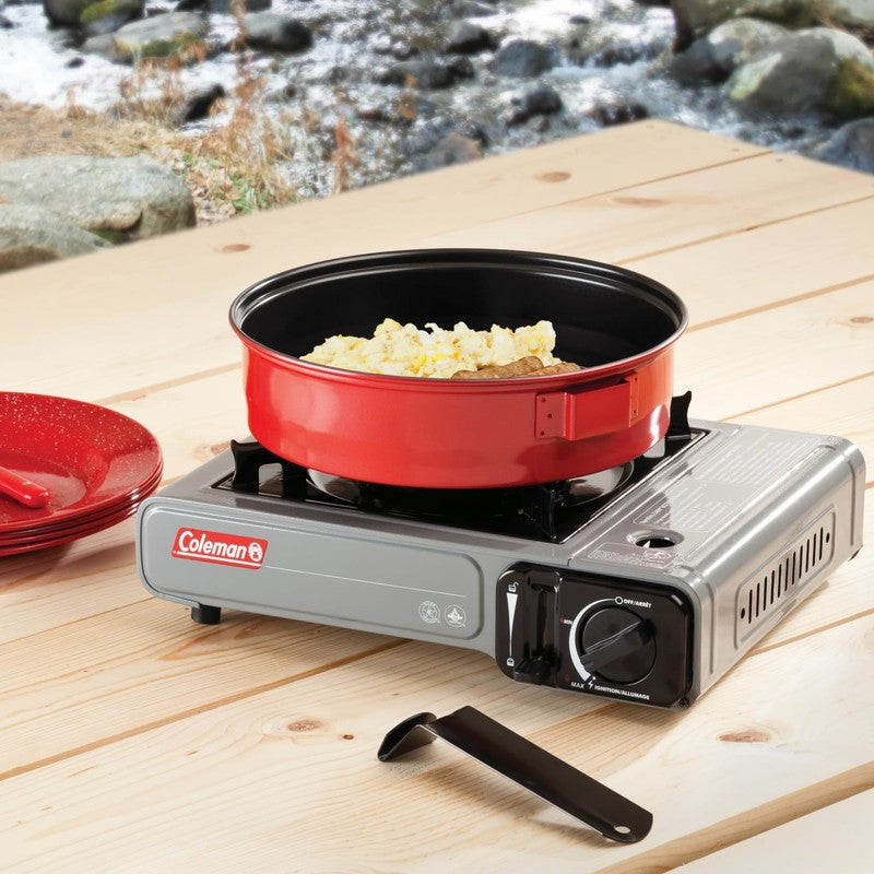 Tabletop Butane Gas Camping Stove, 1-Burner, Gray7
