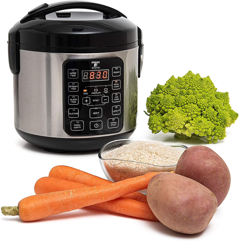 4 8 Cup Electric Rice Cookers, Clear   Nonstick Interior0