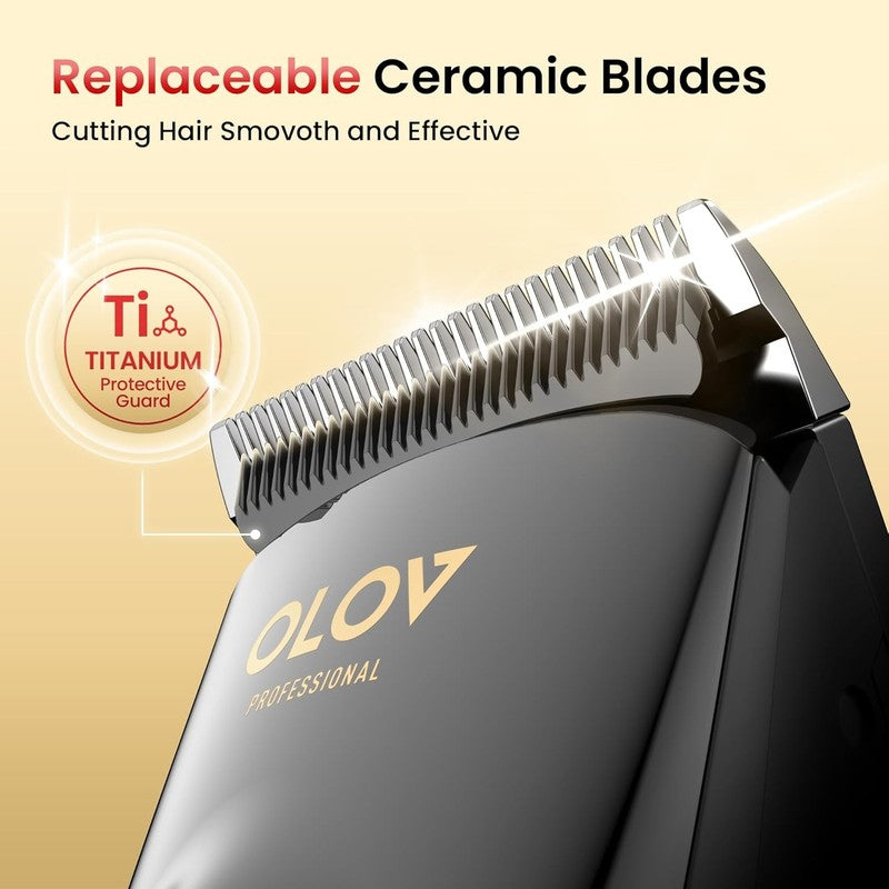Cordless Hair Clippers for Men | Adjustable Length & Ceramic Blade Grooming Kit2