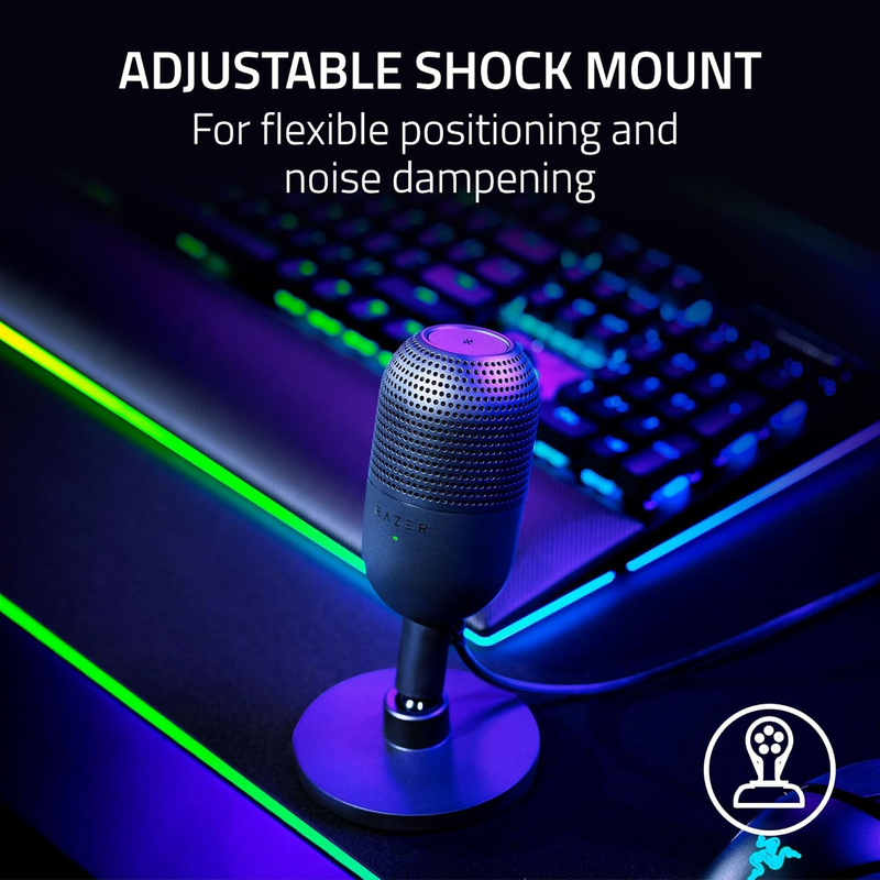Seiren V3 Mini USB Microphone: Condenser Mic - Supercardioid Pickup Pattern - Ta4