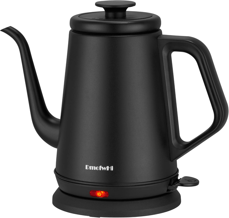 Gooseneck Electric Kettle 1L 1000W Stainless Steel Auto Shut Off Matte Black0