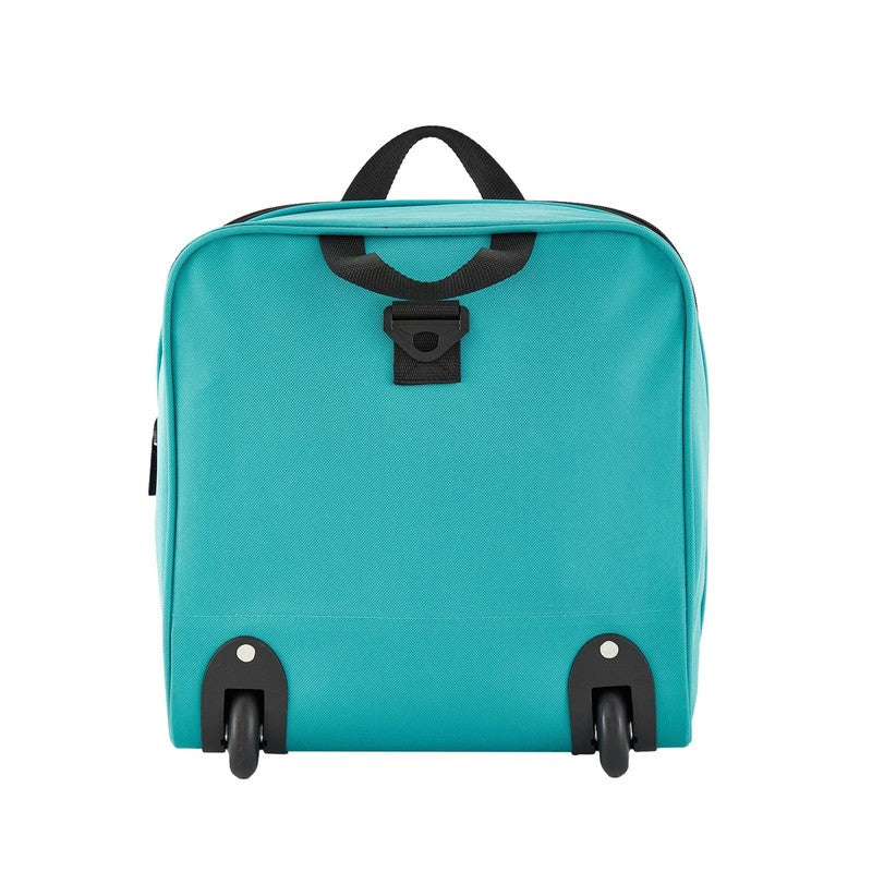 28 Inch Large Collapsible Rolling Duffel Bag for Travel Teal10