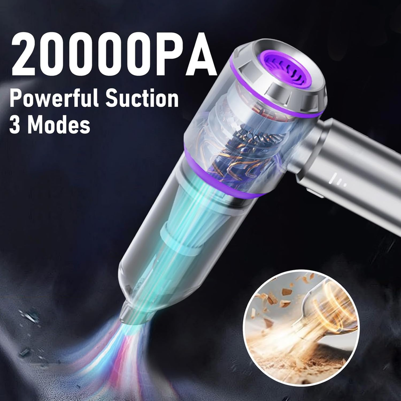 Car Vacuum Portable Cordless 20000Pa 4 in 1 Air Duster Blower Pump Brushless1