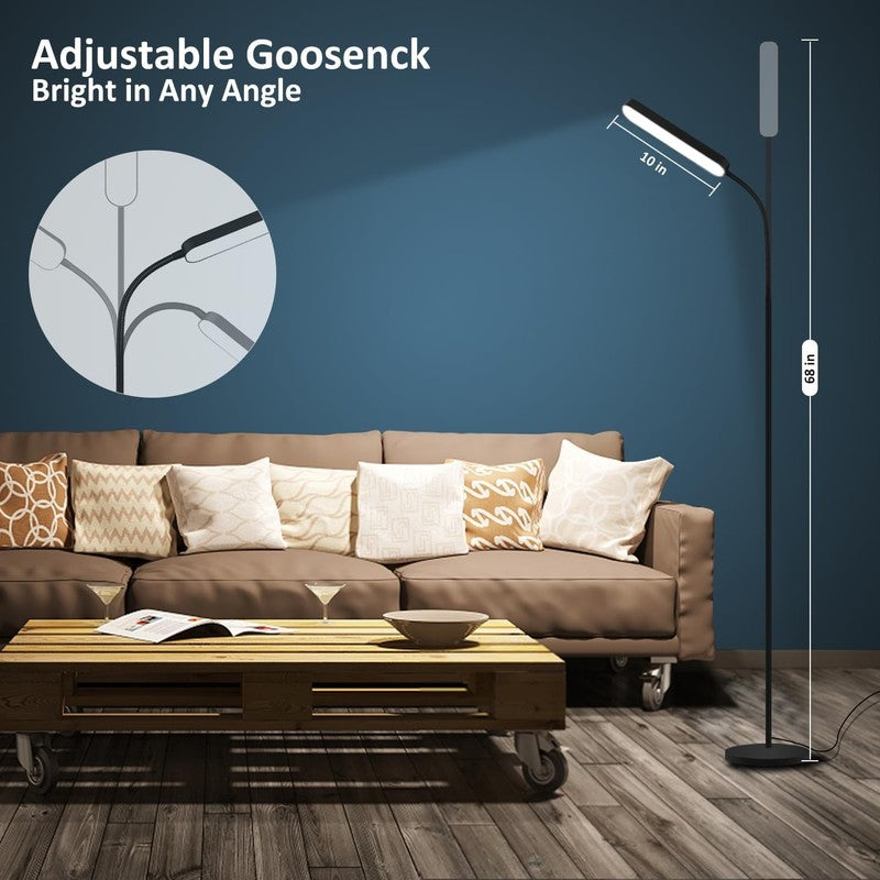 Floor Lamps, RGB Color Changing Dimmer Bright LED Floor Lamp with Stepless Adjus4