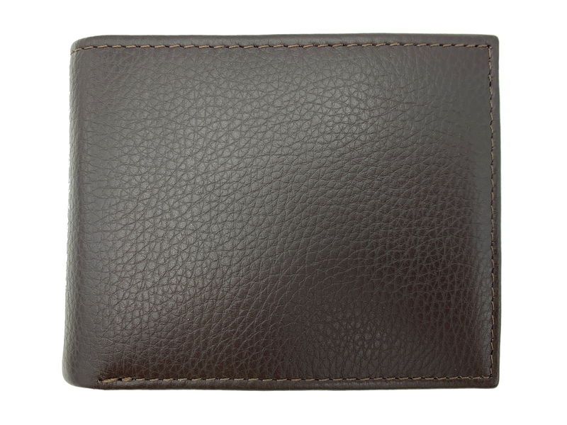 RFID Blocking Men'S Casual Bifold Wallet, Brown2