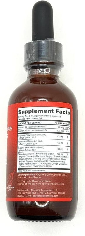 Cayenne Pepper Drops with Hawthorn, D3, K2, Turmeric & Ginseng - 1 Pack6