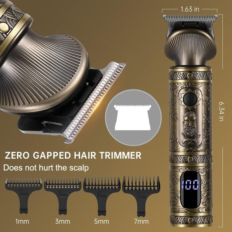 7-in-1 Beard Trimmer Kit for Men - Cordless T-Blade Hair Clipper & Grooming Set5