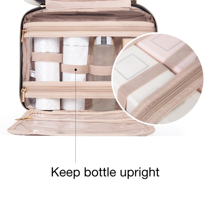 Large Travel Toiletry Bag Hanging Hook Water Resistant Makeup Organizer2