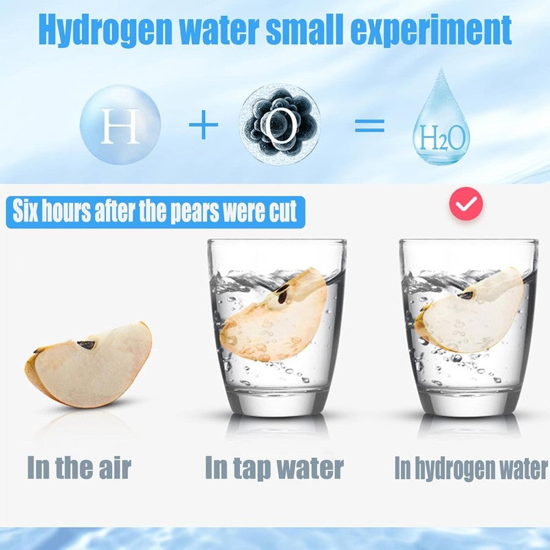 Portable 2025 Hydrogen Water Generator Bottle with SPE PEM Technology, 420ml3