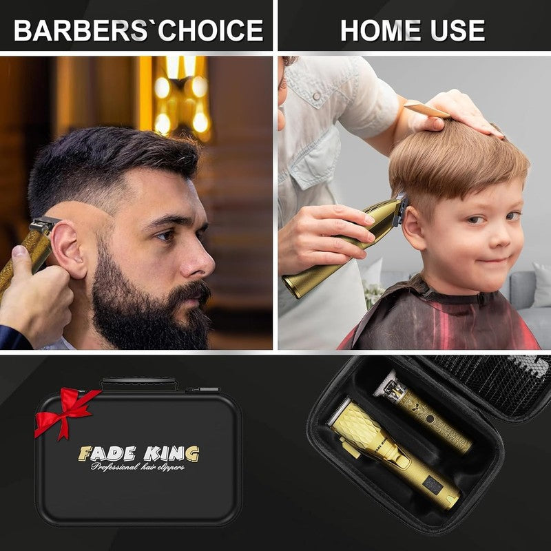   Professional Hair Clippers & Beard Trimmer Set for Men – Cordless Barber Clipp2