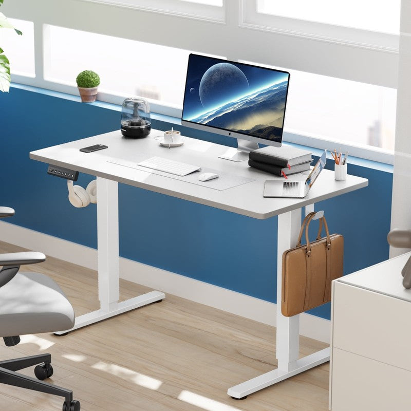 48x24in Electric Height Adjustable Standing Desk Memory T Shaped Home Office4