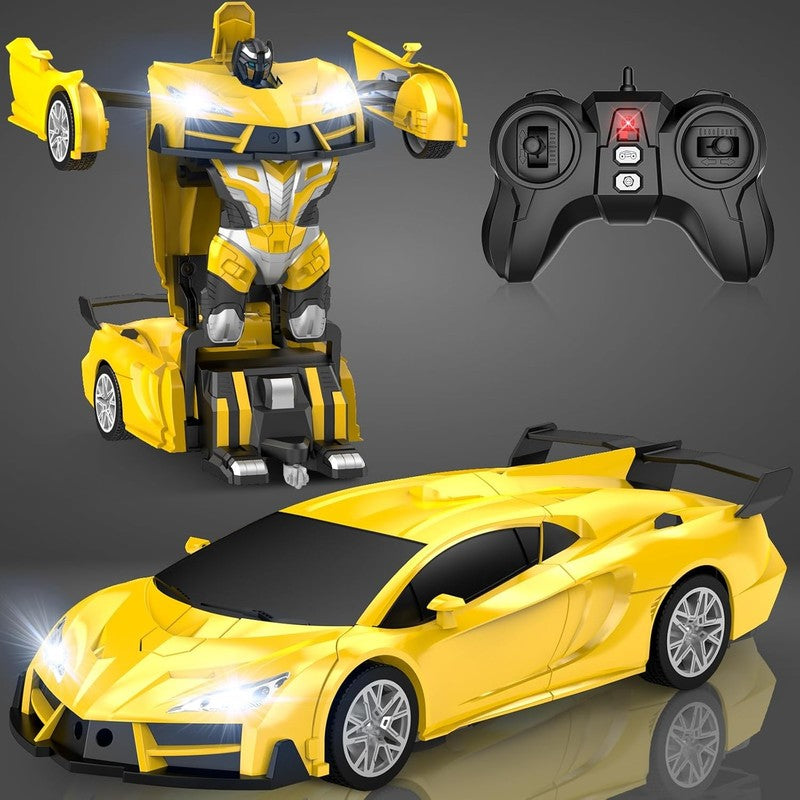 Transform Remote Control Car, RC Cars for Boys Age 3-5 6-8, One-Button Transform8
