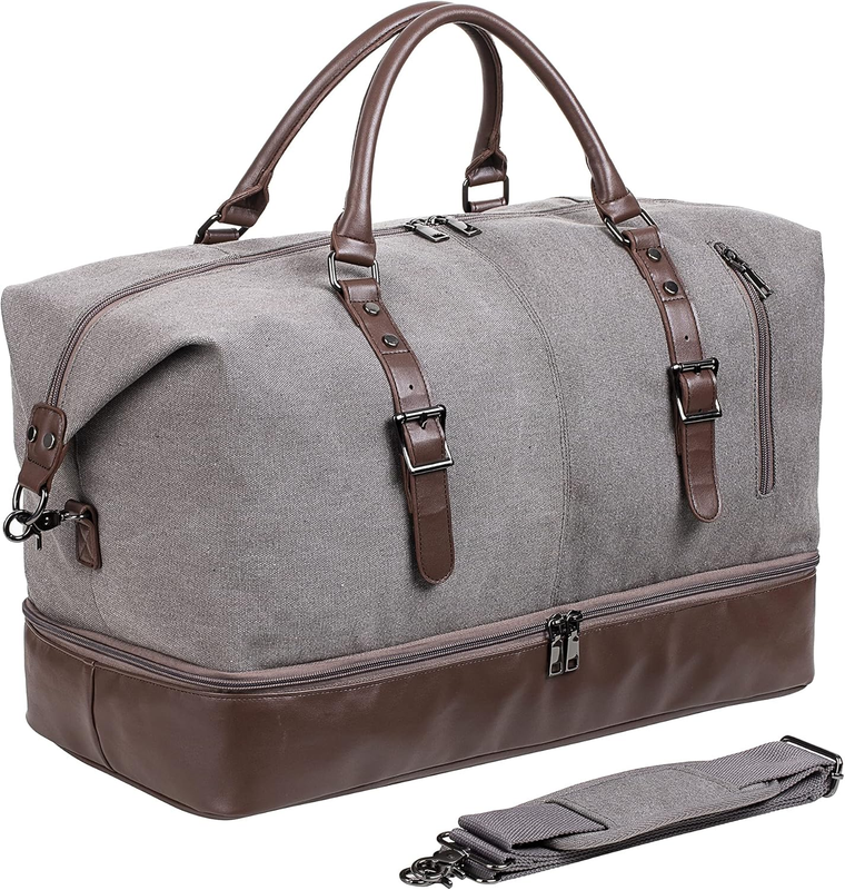 Weekender Overnight Bag Carry on Bag Travel Bag with Shoe Pouch9