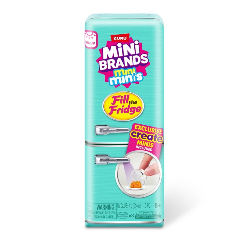 Fill the Fridge Playset Collectible Unbox Surprise Toy by ZURU Ages 5+1