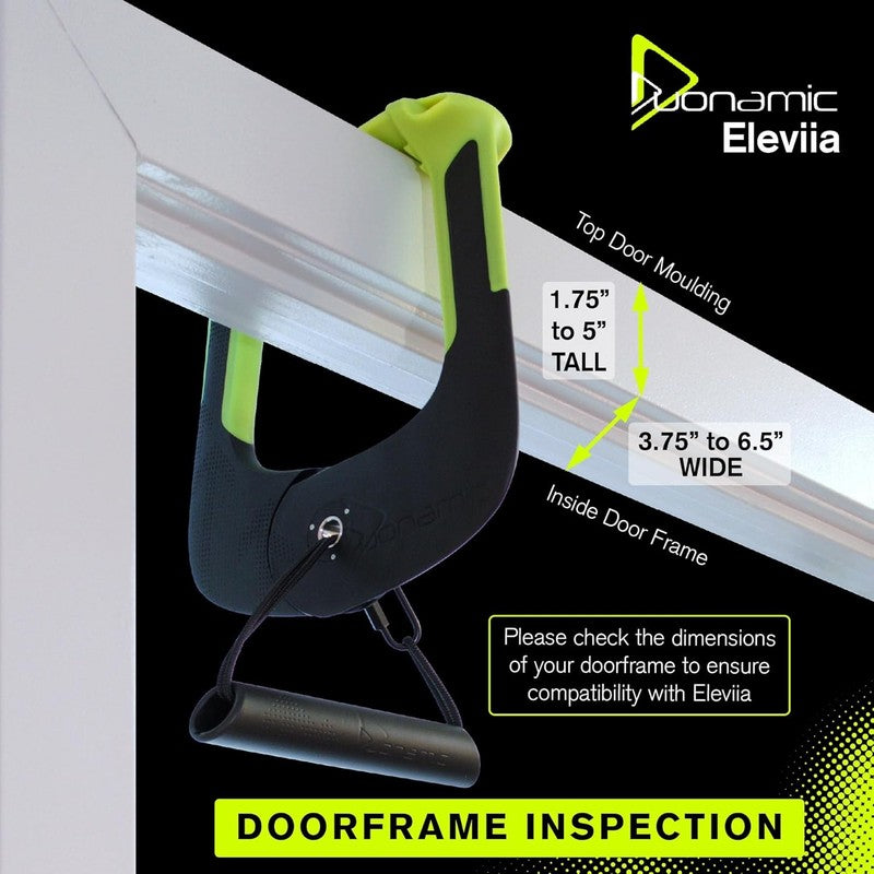 Eleviia: Portable Doorway Pull Up Bar – Lightweight, Travel Ready, 250 Lb Capaci3