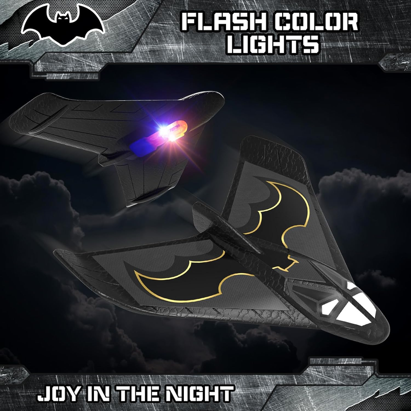 6 Pack LED Foam Airplane Launcher Toys Outdoor Flying Plane Kids Gift3