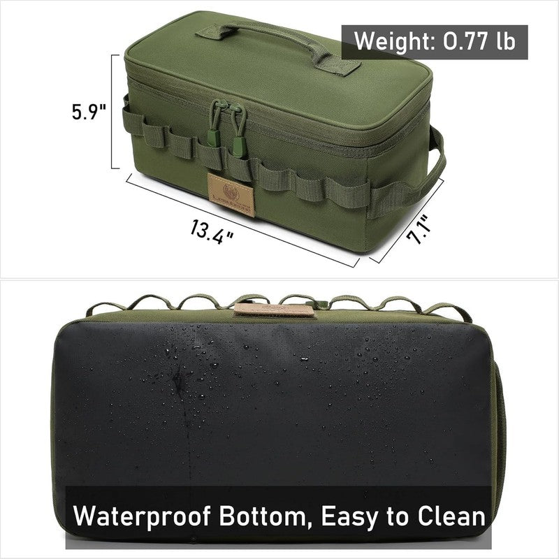 9L Tactical Utility Tote Bag – Camping Cookware & Gear Organizer, Trunk Storage1