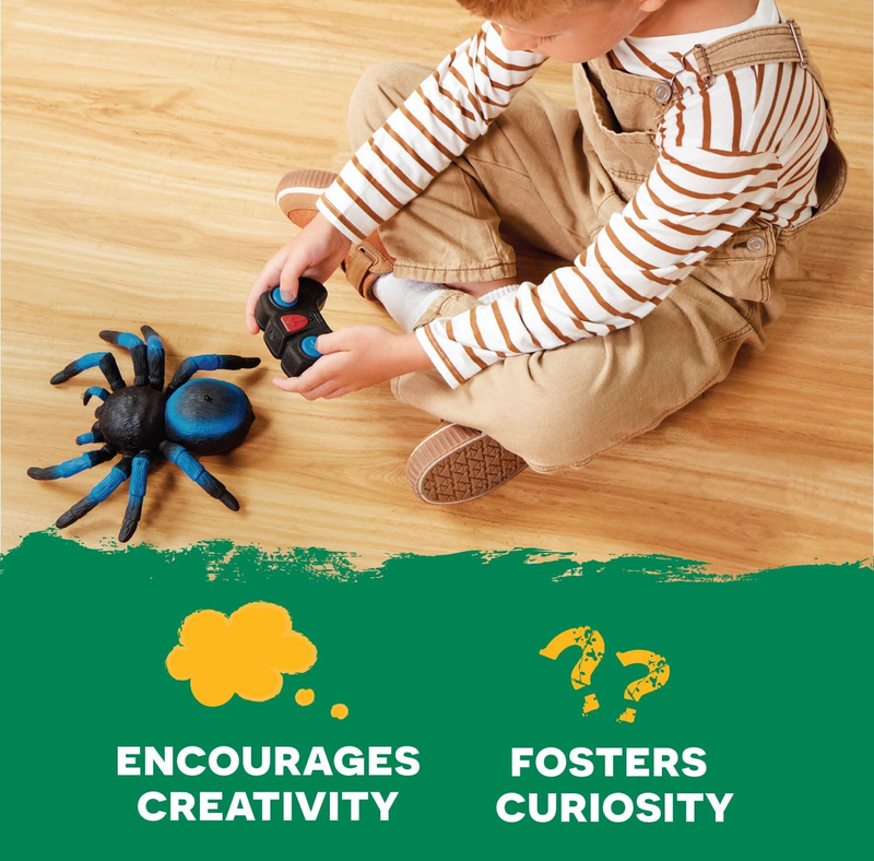 – Remote Control Tarantula for Kids with LED Eyes – Realistic Spider Toy with Mo5