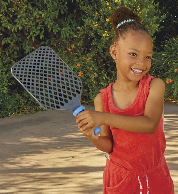Totsports Pickleball Set, Includes 2 Paddles, 2 Balls, & Net, Ages 3+, Blue4