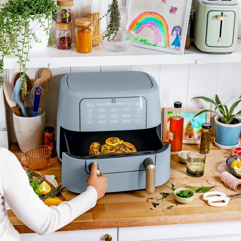 9 QT Trizone Air Fryer, Cornflower Blue by Drew Barrymore2