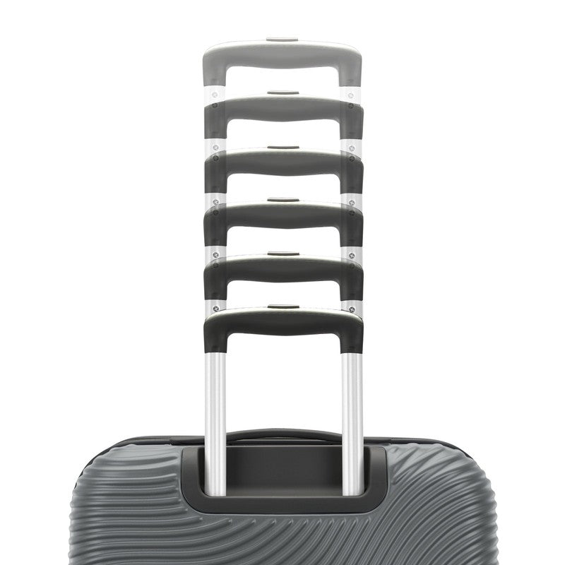 Color Waves Carry on Expandable Luggage Suitcase with Spinner Wheels, Charcoal4