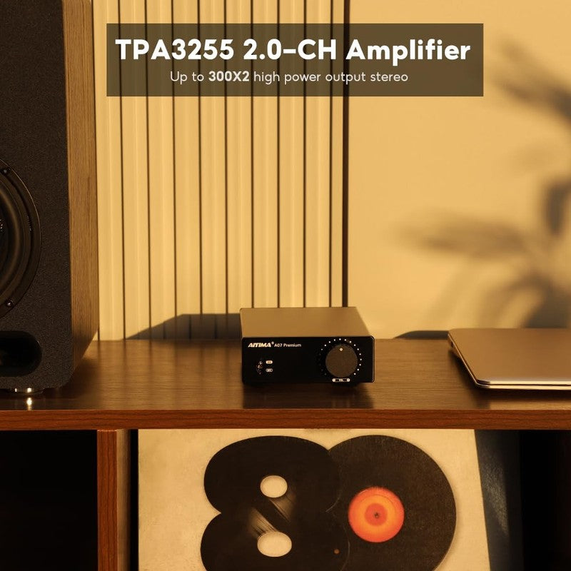 A07 TPA3255 2 Ch 300Wx2 Class D Hi Fi Mini Amp Pre Out Home/Bookshelf Audio4
