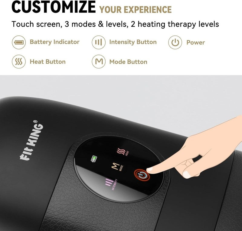 Hand Massager w/ Heat Cordless Portable Arthritis Carpal Tunnel Relief5