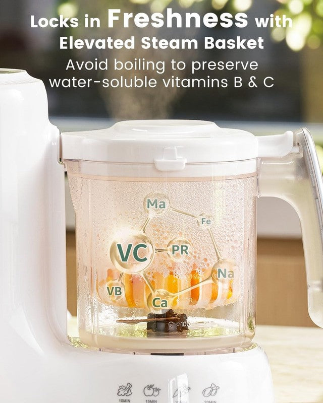 Baby Food Maker Steamer Blender Grinder One-Step Auto Cooking BPA-Free2