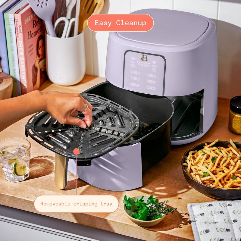 6 Qt Air Fryer w/ Turbocrisp Technology Evergood Ceramic Nonstick Lavender9