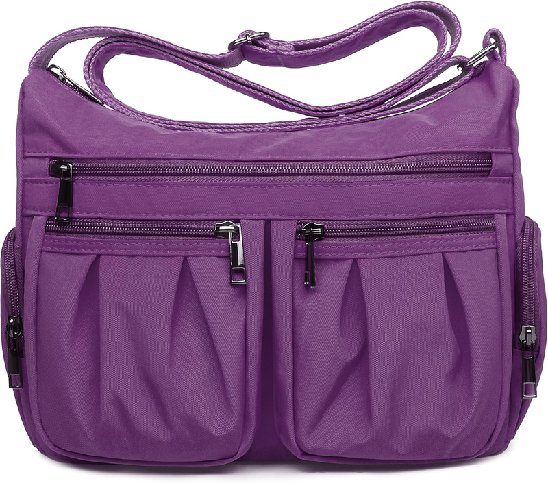 Women Crossbody Bag Waterproof Nylon Lightweight Shoulder Travel Purse Handbag6