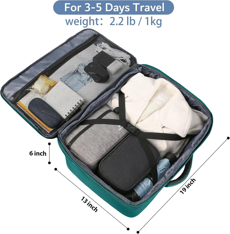 35L Carry On Travel Backpack Airplane Approved Daypack Blue3