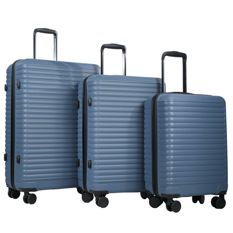 3 Piece Hardside Luggage Set Hardshell Lightweight Suitcase with TSA Lock Spinne2