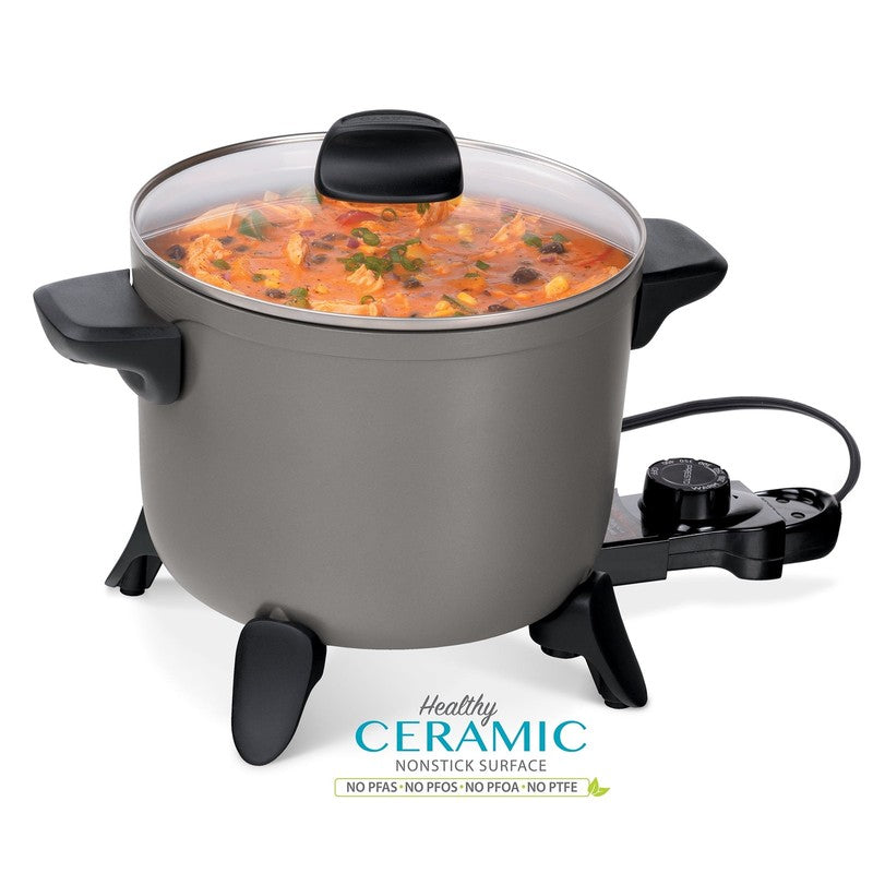 Kitchen Kettle Multi Cooker with Non Stick Feature, Electric Deep Fryer3