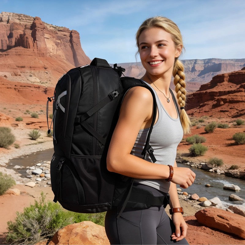 50L Hiking Backpack for Men Women, Outdoor Camping Backpacking Backpack, Lightwe5
