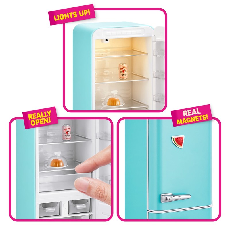 Fill the Fridge Playset Collectible Unbox Surprise Toy by ZURU Ages 5+5