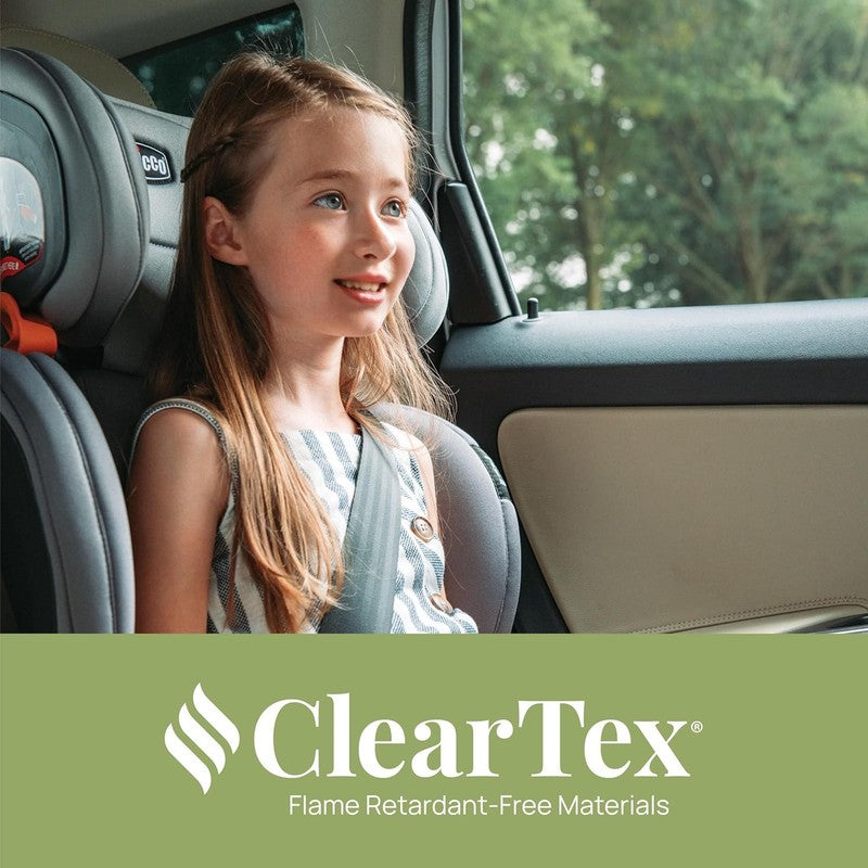Kidfit Cleartex Plus 2 in 1 Booster Car Seat High Back/Backless 40 100lb Grey7