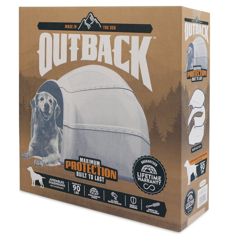 Igloo Dog House, Heavy Duty Durable Plastic, Outdoor Use, Leak-Resistant, Gray,4
