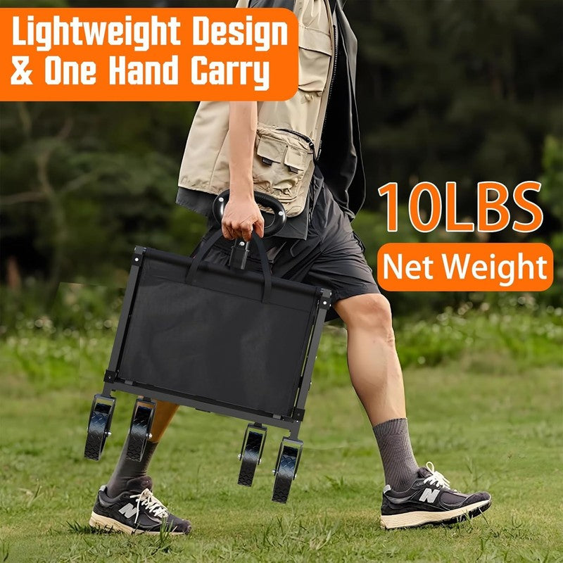 Wagons Carts Foldable, Lightweight Portable Utility Shopping Cart with Wheels, F3