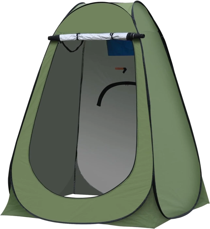 Outdoor Privacy Shelter Toilet Shower Changing Tent Green0