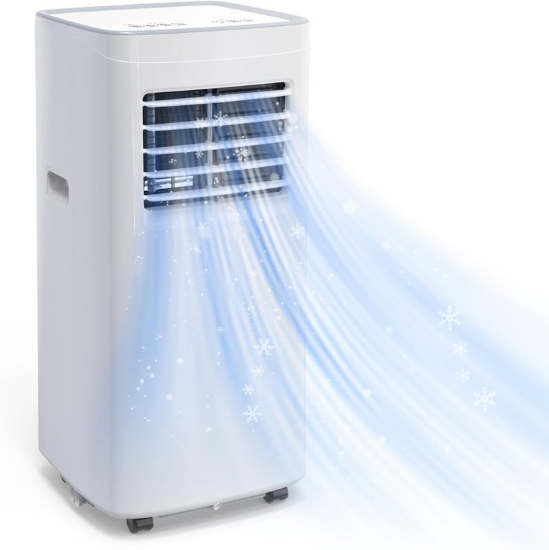 8500 BTU Portable Air Conditioner 3-in-1 AC Unit Remote White7