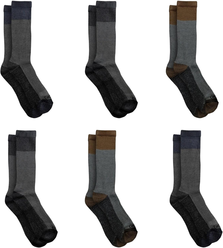 Men's Dri Tech Original Crew Socks Moisture Control M XXL 6 12 18 Pair1