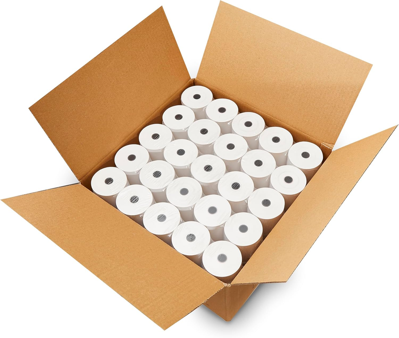 CLOVER 3 1/8" x 230' Thermal Receipt Paper   50 Rolls for POS Systems8