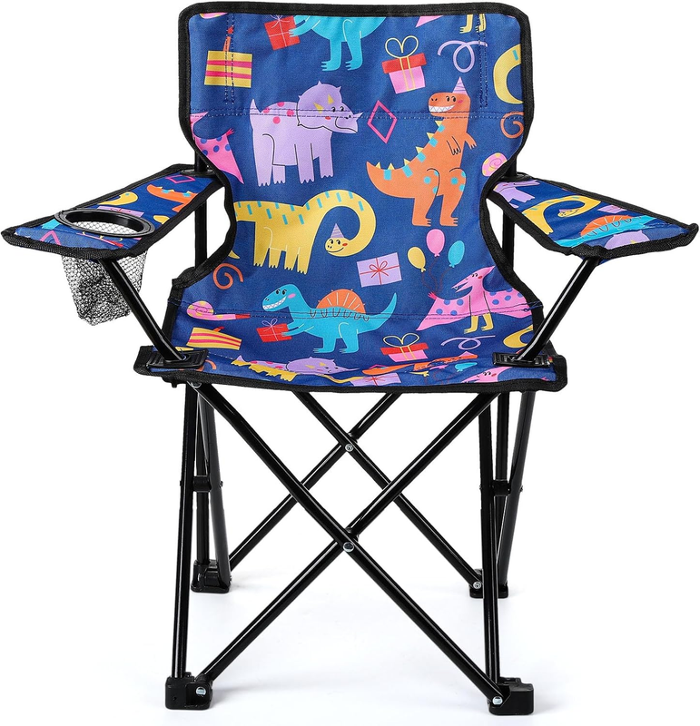 Kids Folding Outdoor Camping & Lawn Chair w/ Cup Holder & Carry Bag10