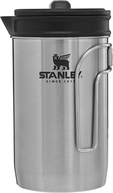 All in One French Press Coffee Maker 32 Oz | 5 Minute Brew, 4 Hours Hot | Mesh F7
