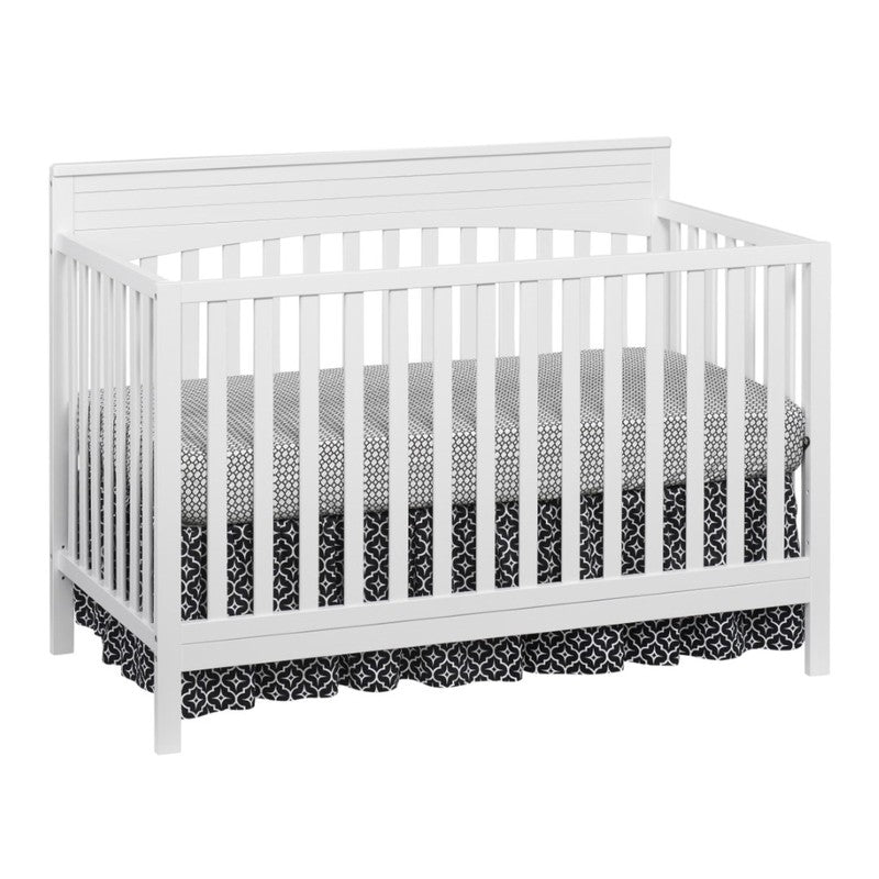 Harper 4-in-1 Convertible Crib Snow White GREENGUARD Gold Wooden1