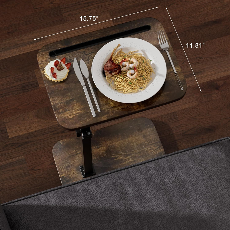 C Table Sofa Tray TV Side Adjustable Height Laptop Table Phone Small Space1