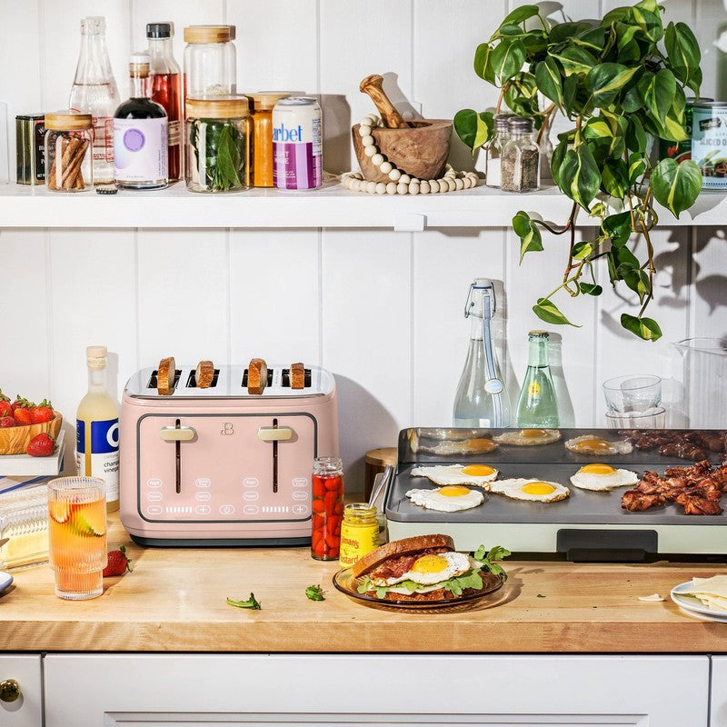 4-Slice Toaster with Touch-Activated Display, Rose by Drew Barrymore8