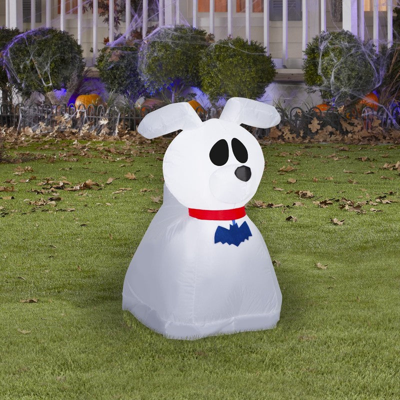 Ghost Dog Airblown Yard Inflatable, Multicolor, 3', Halloween by3