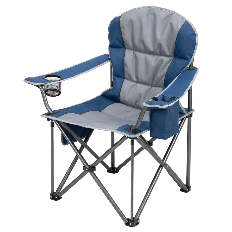 Oversized Camping Folding Chair 500Lbs Heavy Duty with Cooler Cup Holder7