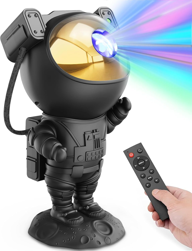 Galaxy Projector for Gaming Room Decor - Black Astronaut Star Projector, Cool St9